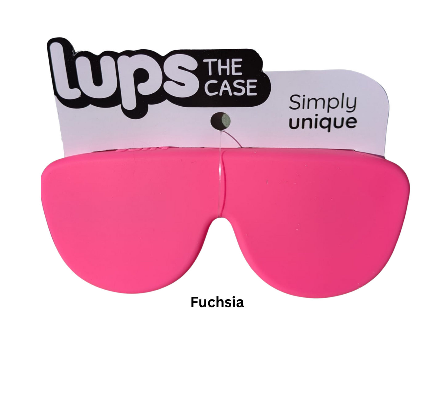 fuschia LUPS Glasses Case