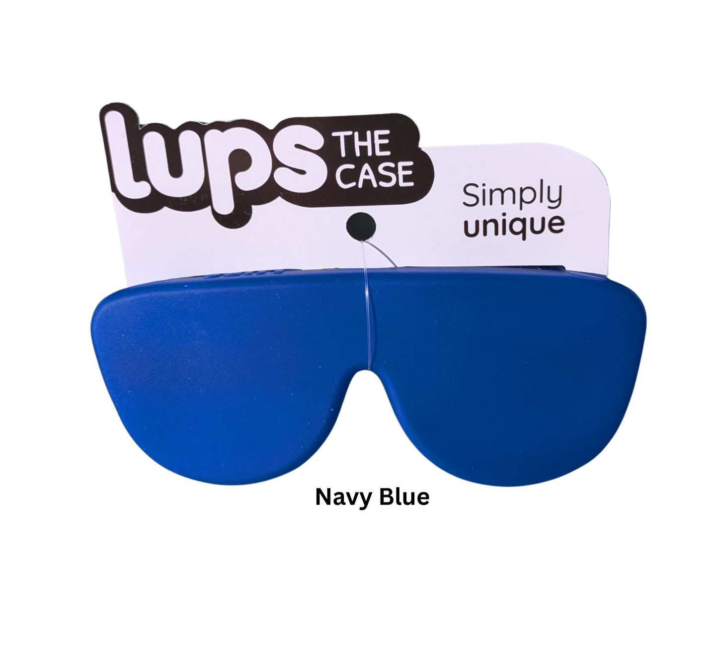 navy blue LUPS Glasses Case
