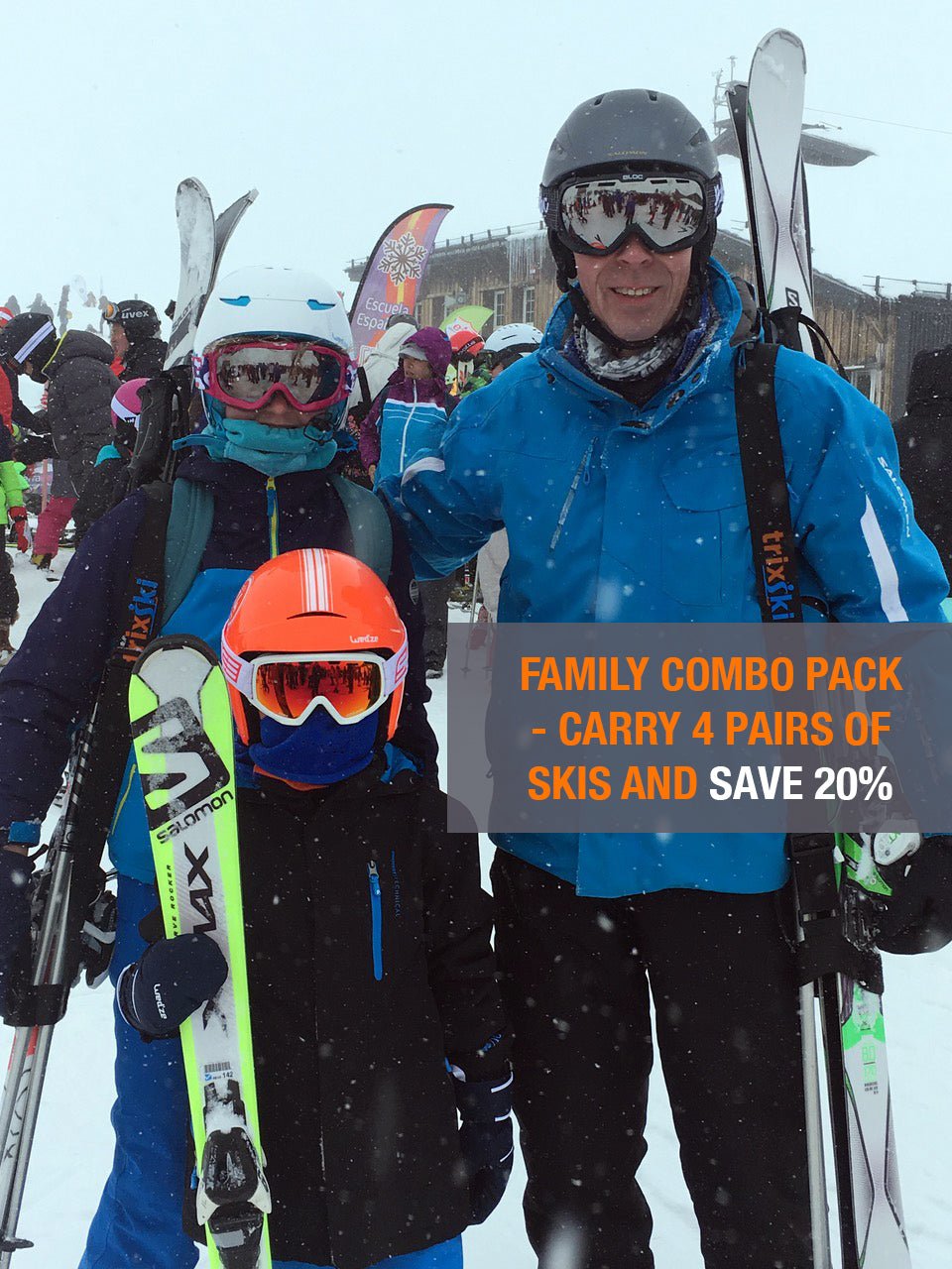 Trixski - trixski Family Combo Pack (Black/Red)