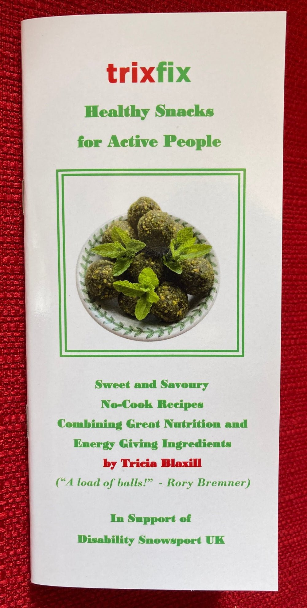 Trixski - trixfix No-Cook Energy Ball Recipe Book