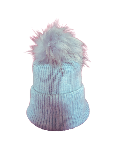 Soft Fluffy Pom Pom Hats
