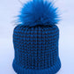 Hand knitted Sparkly Pom Pom Hats