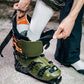 trixski Boot Bib - slide feet easily into your ski boots