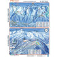 Map showing the lifts and pistess of the Chamonix/Mont Blanc ski area in France