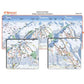 Map showing the lifts and pistes in the Davos and Klosters area of Switzerland