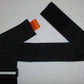 Black option extension kit attached to the velcro at one end of a trixski ski carrier
