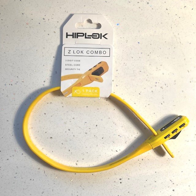Yellow combination cable-tie style Z lock